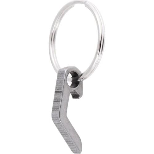 Titanium Alloy Creative Mini Bottle Opener Can Opener Stainless Steel Multifunctional Key Clasp Outdoor EDC Gadget