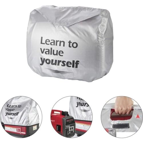 Generator Cover Portable Waterproof Dustproof Generator Raincover (Silver)