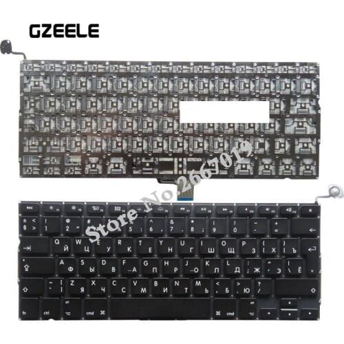 New A1278 Russian Keyboard Brand NEW 13.3 RU For Macbook Pro A1278 MC700 MB990 MC374 MB466