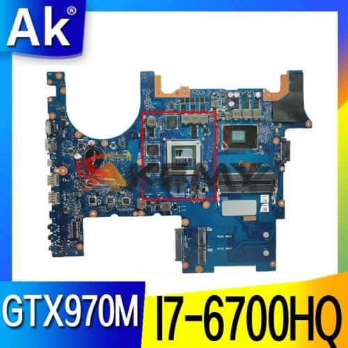 G752VT original mainboard for ASUS ROG G752VT G752VL G752V with I7-6700HQ CPU GTX970M-6G Laptop motherboard mainboard tested ok