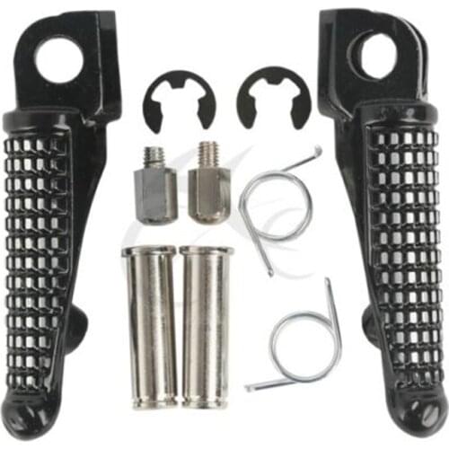Front Rear Footrests Foot Pegs For Kawasaki ZZR1400 ZX14 ZX-14 2006-2013 GTR1400 08-13