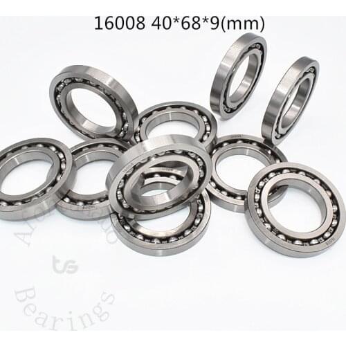 16008 40*68*9(mm) 1Piece bearing bearings free shipping16008 chrome steel deep groove bearing
