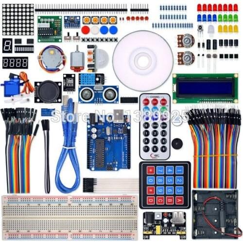 Ultimate Starter learning Kit for R3 Board LCD1602 Servo Motor process