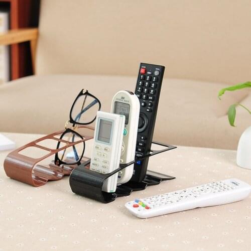4 Grids Remote Controller Storage Rack Home Device Remote Control Holder Shelf Cell Phone Stand Desktop Organizer 1PC