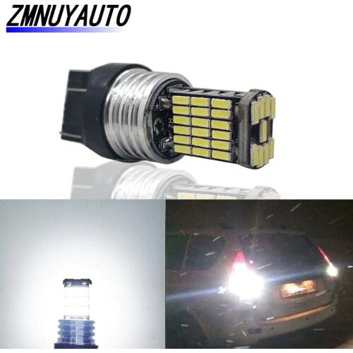 T20 Bulb 7440 7443 Led W21W W21/5W Led Bulbs 45SMD 4014 Auto DRL Turn Signal Light T25 3156 3157 P27/7W Bulb White Red Amber