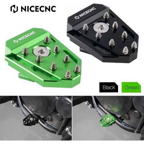 NiceCNC Brake Lever Peg Pedal Footboard Tip Extension Pad For Kawasaki KLR650 KLR 650 2008-2022 2021 2020 2019 2018 2017 2016