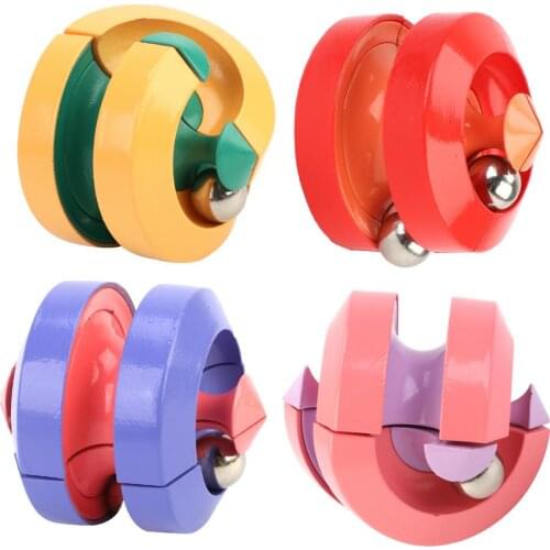 Rotating Magic Bean Intelligence Fingertip Cube Childrens Finger Gyro Magic Disk Educational Cube Toy NEW Fidget Toys