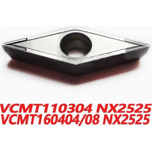 100% Original VCMT VCMT110304 NX2525 VCMT160404 VCMT160408 10pcs CNC lathe Insertion Carbide Insert Imported From Japan Quality