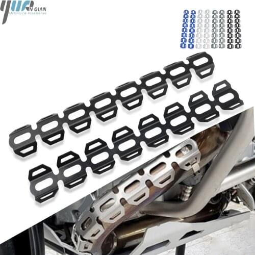 Motorcycle Exhaust Muffler Pipe Leg Protector Heat Shield Cover For BMW F 700 GS F 650G S F800GS F 800 GS ADVENTURE R 1200 GS LC