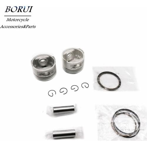 49mm Piston Ring Set Fits For Motorcycle Virago XV250 V Star 250 Route 66 Keeway Cruiser Dorado Supershadow Vento V-thunder COLT