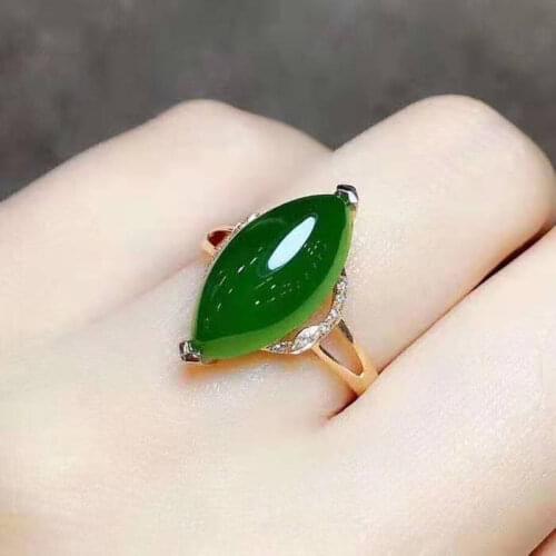 Natural Chinese Aquatic Agate Hand Carved Round Ring Fashion Boutique Jewelry Mens and Womens Models Pull Finger Popular Gifts
