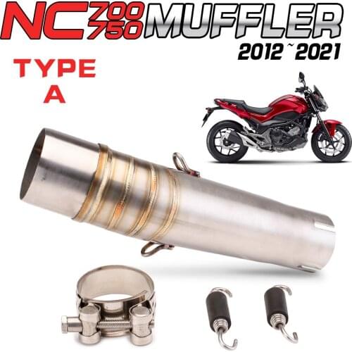 Motorcycle Exhaust Middle pipe Link Pipe for HONDA NC700X NC750X NC750S NC700S 2012-2017 nc700 exhaust nc750 muffler