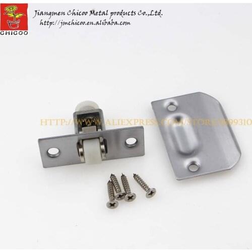1Piece Stainless steel + zinc alloy +plastic door ball catch,closet door ball catch,catches cabinet