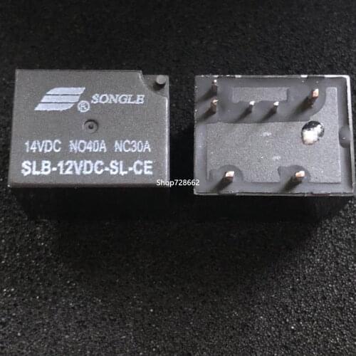 10PCS/lot Automotive relays SLB-12VDC-SL-CE SLB-24VDC-SL-CE 40A14VDC 7PIN A set of conversions