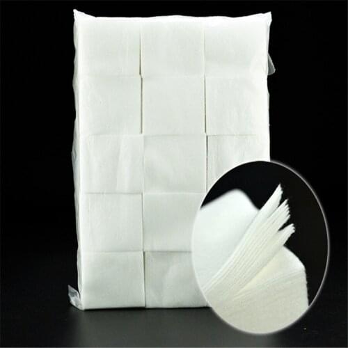1500 Sheets 100% Cotton Pads Disposable Beauty Salon Cleansing Cotton Makeup Remover Nail Polish