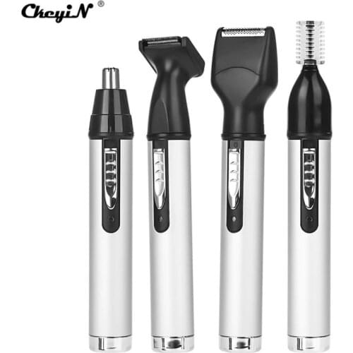 4 in one Rechargeable nose hair trimmer for men trimer ear face eyebrow nose hair removal eyebrow Trimmer for nose Wireless P49