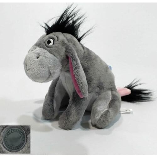 Free Shipping 20cm 7.8'' Mini Gray Eeyore Donkey Stuffed Animal Soft Plush Toy for Birthday Gift