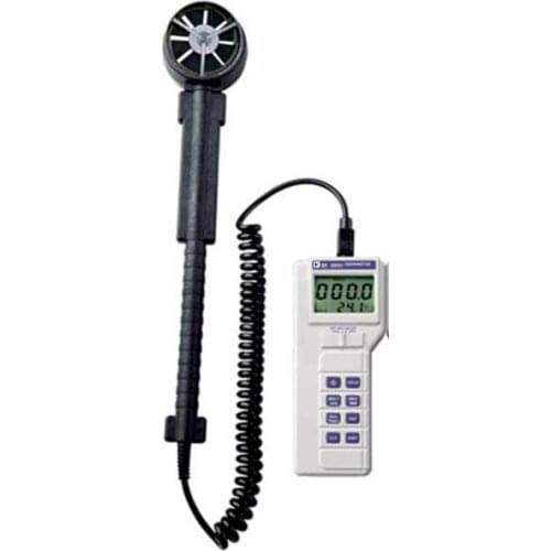 BK8361 Thermo-anemometer display with air velocity and temperature meter