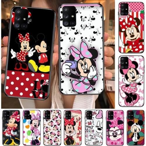 Every Minnie Mouse Phone Case Hull For Samsung Galaxy A50 A51 A20 A71 A70 A40 A30 A31 A80 E 5G S Black Shell Art Cell Cove funda