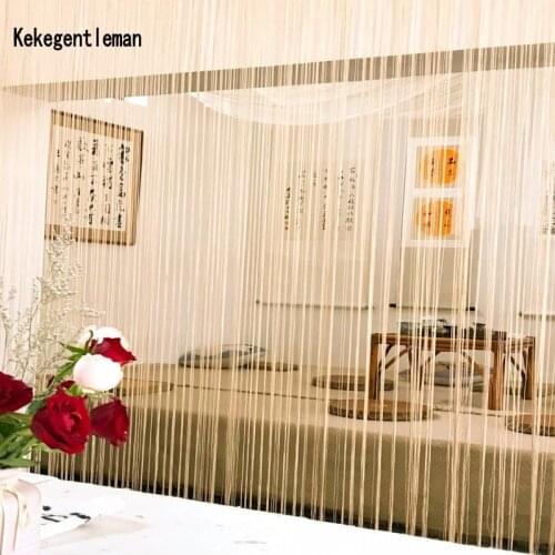 Decorative 3x2.6m string curtain line curtain room divider home decoration window valance