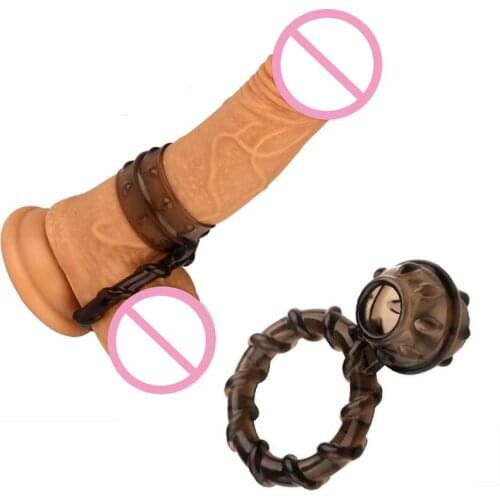 Elastic Penis Ring Sex Toys for Men Male Masturbator Scrotum Cock Ring Delay Premature Ejaculation Lasting Penis Erect Sex Rings