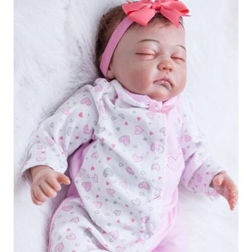 55CM Super simulated Silicone Reborn Baby Doll Toy Masterpiec Vinyl Newborn Babies Amazing Painting Bebe reborn bonecas