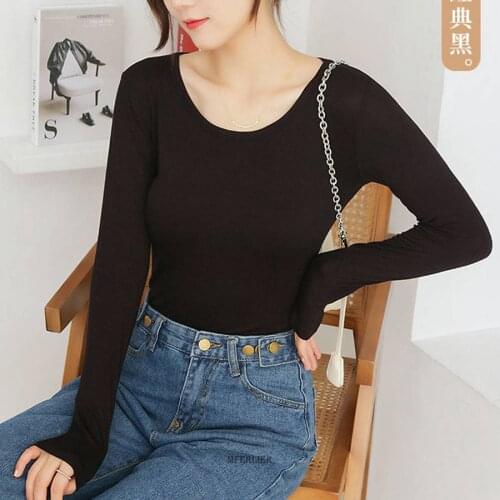 Женские базовые футболки Mferlier China At AliExpress