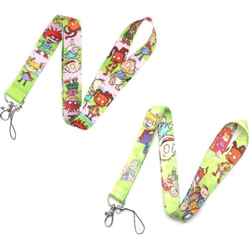 Fashion Cartoon Neckband Lanyard Key ID Card Gym Mobile Phone Strap Multifunction Mobile Phone Decoration