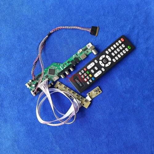 Monitor controller drive board AV VGA USB HDMI-compatible Kit Fit HV121WX5/HX121WX1 Signal analog LCD LED 40-Pin LVDS 1280*800