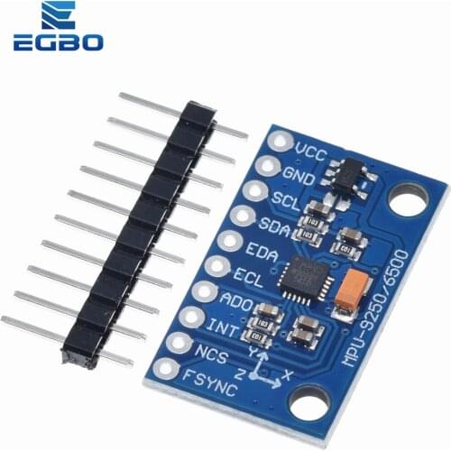 MPU-9250 GY-9250 9-axis sensor module I2C/SPI Communications Thriaxis gyroscope + triaxial accelerometer+triaxial magnetic field