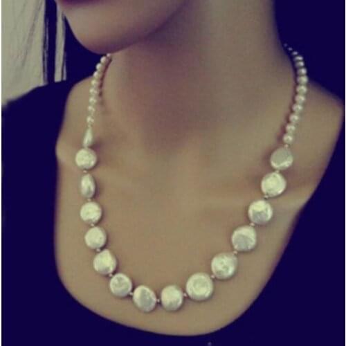 20'' 8-9MM 12MM AKOYA AAA++ SOUTH SEA WHITE PEARL NECKLACE