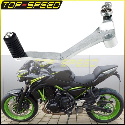 Motorcycle 6mm Steel Plate Folding Left Gear Shift Lever Shifter Pedal For KAWASAKI NINJA 650 2017-2020 Z 650 2017-2020