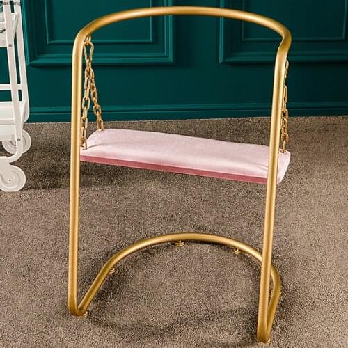 Nordic Living Room Chairs Coffee Shop Creative Chair Simple Modern Minimalist Swing Living Room Chair Dining Chair Wrought Iron