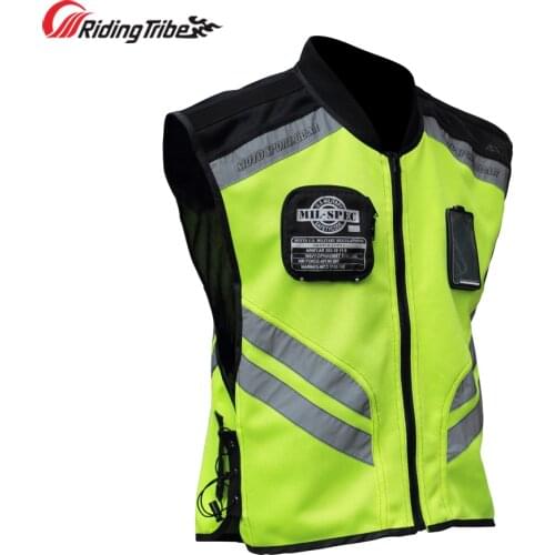 Riding Tribe Moto Reflective Jacket Motorcycle Safty Waistcoat Warning Clothing High Visibility Vest Team Uniform JK-22
