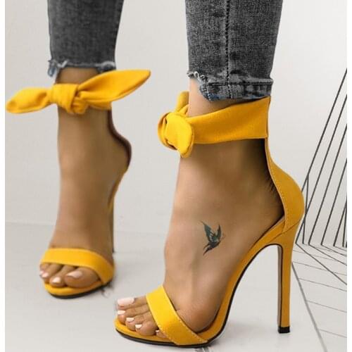New Women Pumps Ankle Strap Shoes For Sexy Peep Toe High Heels Sandals For Women With 36-41 Size