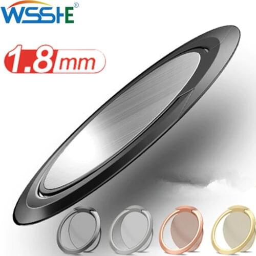 Ultra-thin metal Stent Accessories Mobile Phone Stand Finger Ring Magnetic For cute Cell Smart car Phone holder for iphone x xs