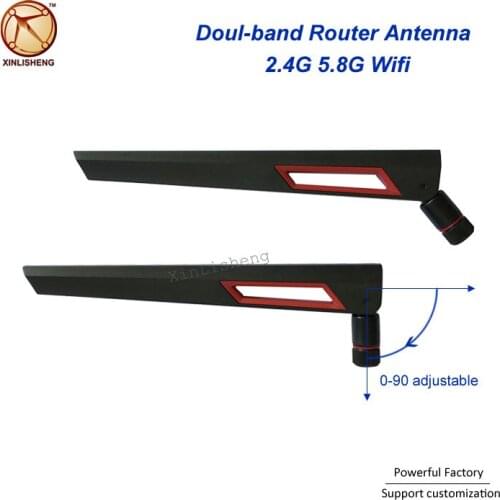 Brand Router External Aerial Folding SMA Doul-band 2.4G 5.8G Antenna Wifi