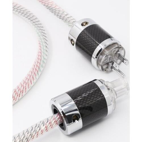 YTER Valhalla ODIN power line HIFI POWER CABLE 7N OFC Power Cord with US Plug Amplifier CD, Decoder, Power Wire