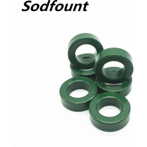 10PCS Mn-Zn magnetic ring EMC nickel-zinc filter inductor green ring ferrite anti-interference 25*15*13mm high conductivity