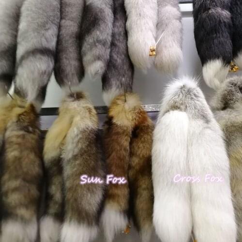 100% Real Genuine Fox Fur Scarf Collar Shawl Scarves Wrap Stole Neck Warmer
