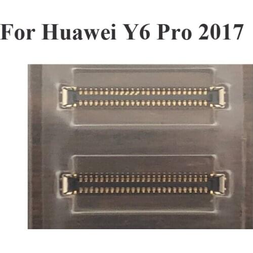 2pcs For Huawei Y6 Pro 2017 LCD display screen FPC connector For Huawei Y6Pro 2017 Y 6 pro 2017 logic on motherboard mainboard