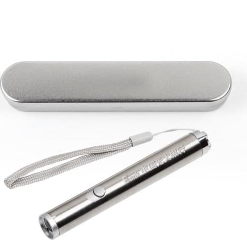 2 In 1 Mini Round Moon Shape Flashlight Focus Torch Lamp 1000LM LED Night Lights Laser Funny Cat Stick Pet Training