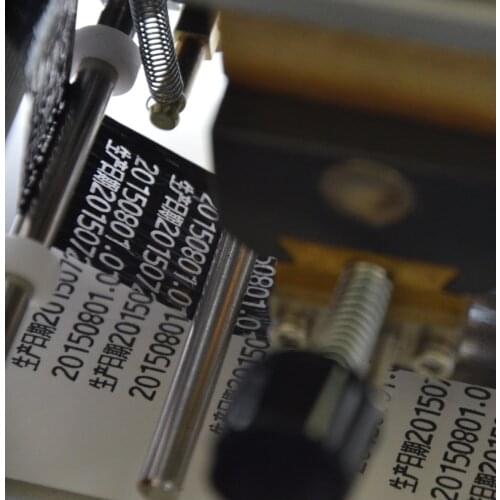 241B type lock code number machine on plastic bags