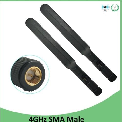 20pcs 4G Lte Antenna 5dbi Sma Male Connector Plug antena directional external antenne for 4g Router wireless modem lte repeater
