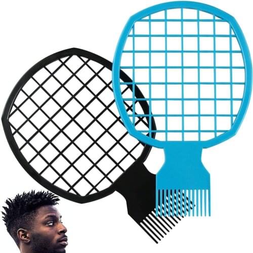 African Afro Twist Hair Comb with Twist Wave Barber Tool Double-ended Twist Brush Curly Hair Dirty Braid Comb Perm Styling Tool