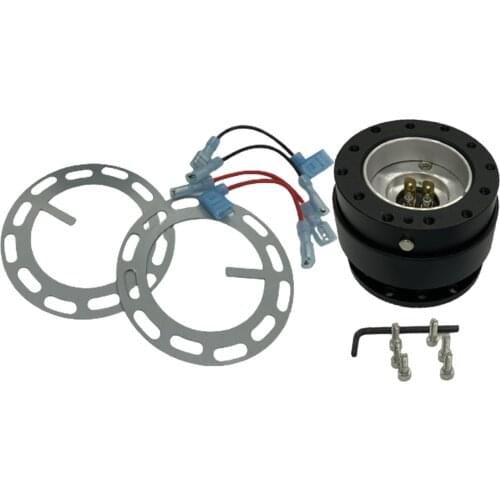 Aluminum Ball Lock Steering Wheel Quick Release Hub Adapter Kit Set for Universal Car Supplies