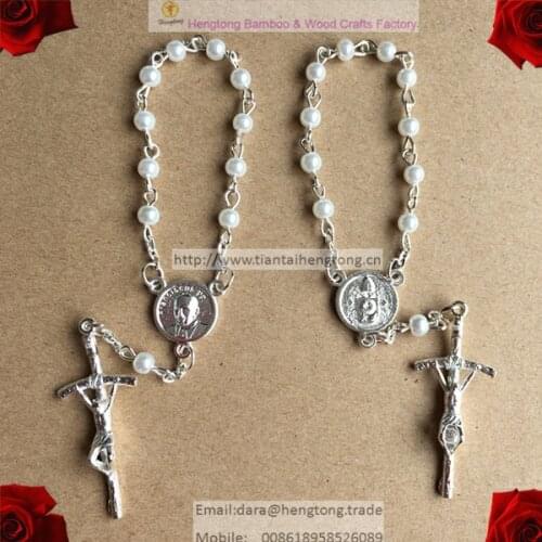 4mm bead rosary bracelet, catholic rosary bangle, decade