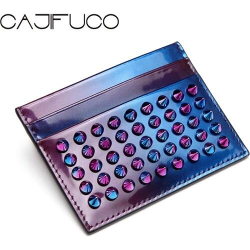 CAJIFUCO Wallets And Business Card Holders