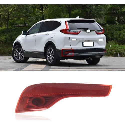 CAPQX 1PCS For Honda CR-V CRV 2017-2018 Rear Bumper Light Reflector Brake Signal Warning Lamp Rear Fog Lamp Foglight