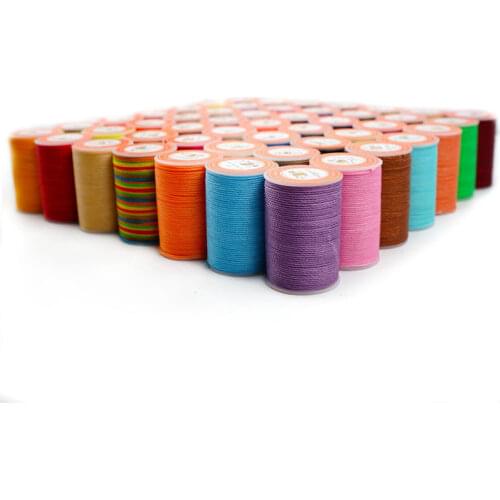 Purple 170m Hemp Round Waxed Thread Cord 0.45mm Dia for DIY Handwork